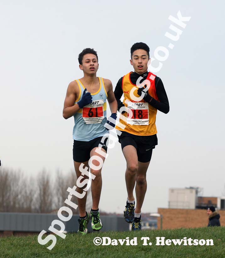 Under-15 boys North Eastern Cross Country, Champs., Temple Park, South Shields. Photo: David T. Hewitson/Sports for All Pics